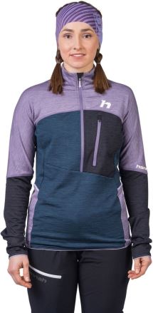 Dámská mikina Hanna Meda HZ lavender gray/stratified sea mel (2)