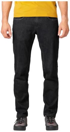 Kalhoty Rafiki ARCON black denim S v celkovém předním pohledu na stojící postavě. (5)