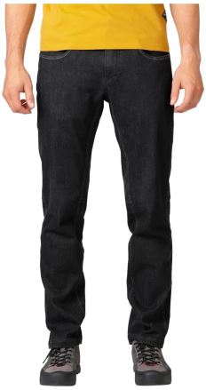 Kalhoty Rafiki ARCON black denim S v celkovém předním pohledu na stojící postavě. (5)
