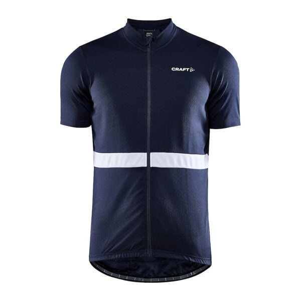 Pánský cyklistický dres s krátkým rukávem CRAFT CORE Endur tm.modrá L