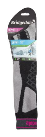 Ponožky Bridgedale Ski Easy On Women's black/light grey/035 (2)
