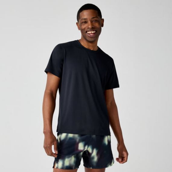Pánské běžecké triko Brooks Dash Short Sleeve černá