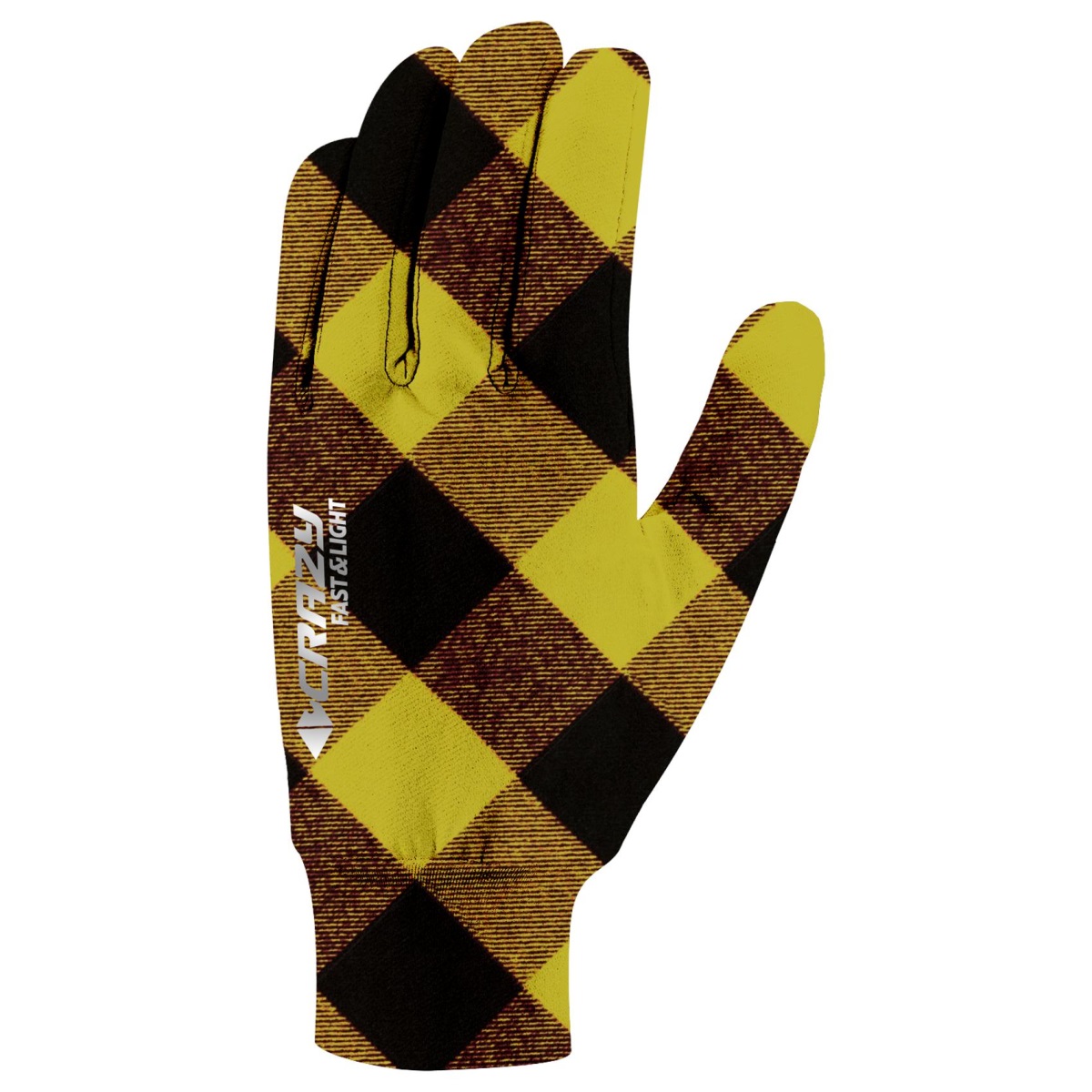 Běžecké rukavice Crazy Glove Touch Print Liken scottish M-L