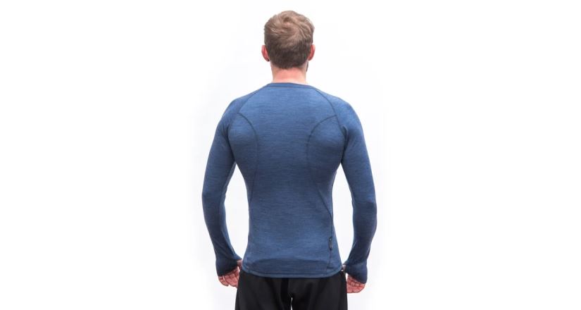 Tričko s dlouhým rukávem Sensor Merino Bold cool blue (3)