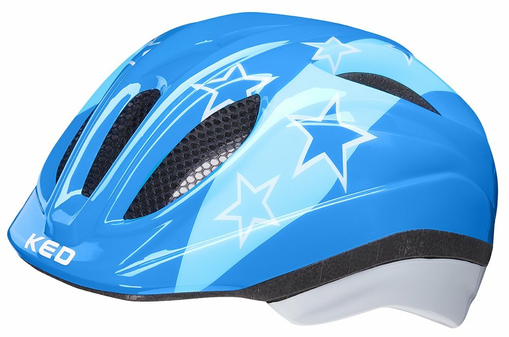 Dětská cyklistická přilba KED Meggy II Trend Blue stars 44-49cm