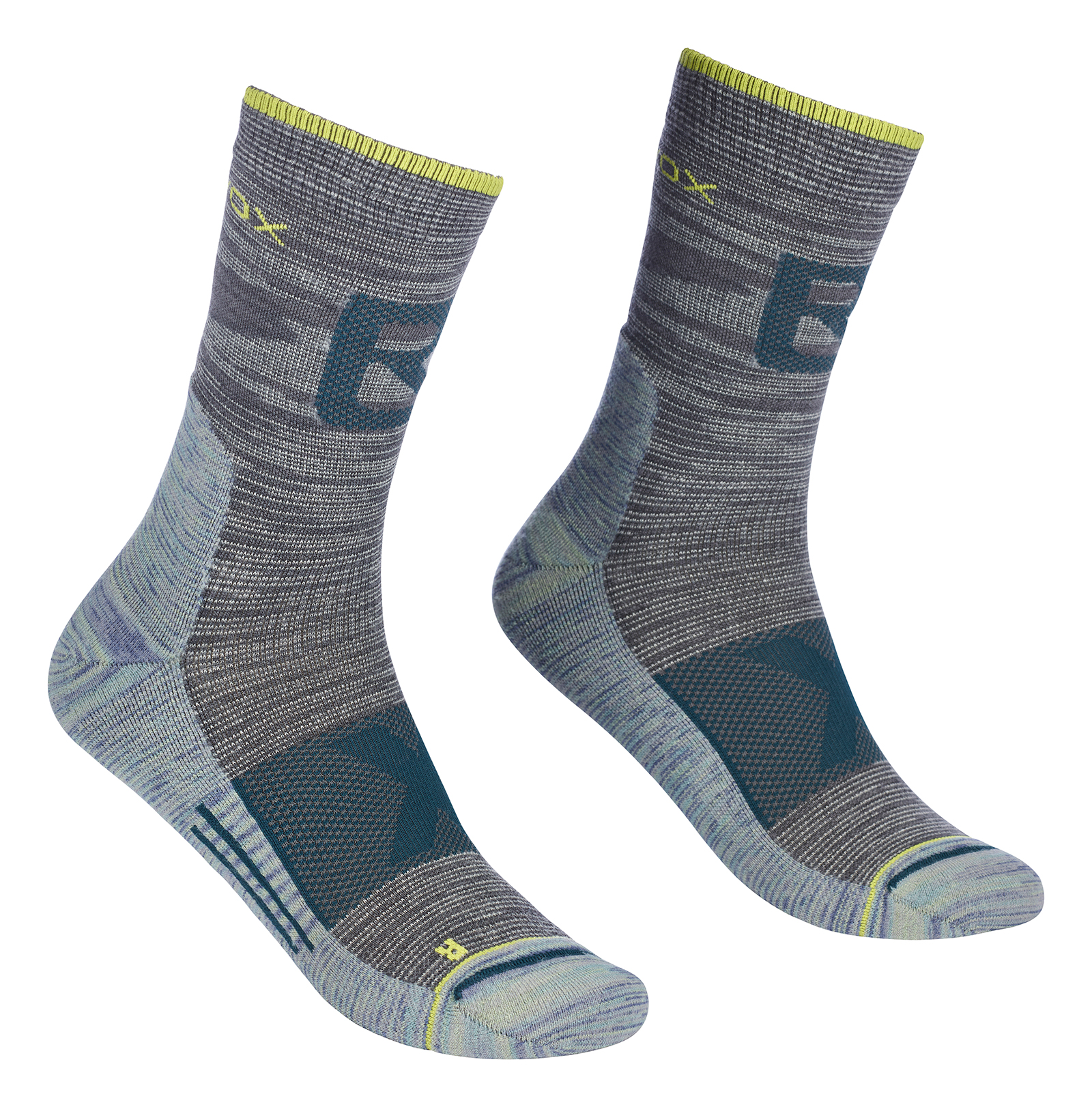 Pánské ponožky ORTOVOX Alpinist Pro Compression Mid Grey blend 42-44