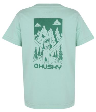 Dětské tričko Husky Tee Doggo K light green (1)