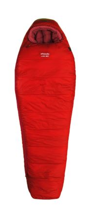 Péřový spací pytel Pinguin Lava 350 red 175cm
