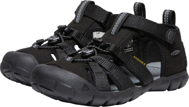 Dětské sandály Keen Seacamp II CNX Youth black/grey (8)