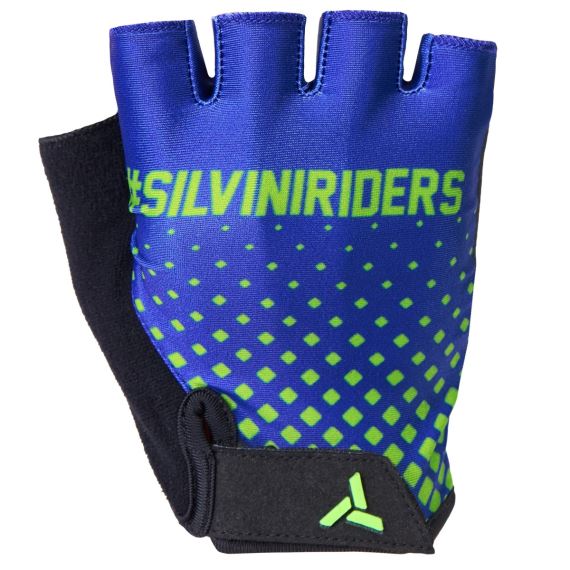 Dětské cyklistické rukavice Silvini CA2433 Gaioni blue-neon
