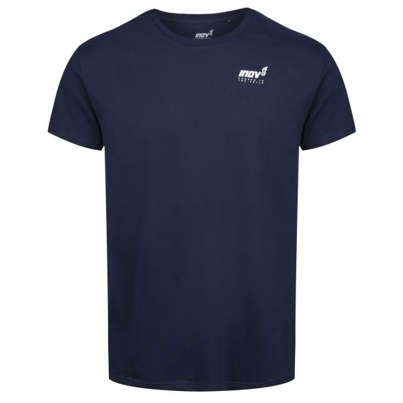 Pánské volnočasové triko INOV-8 Cotton Tee "Forged" M modrá