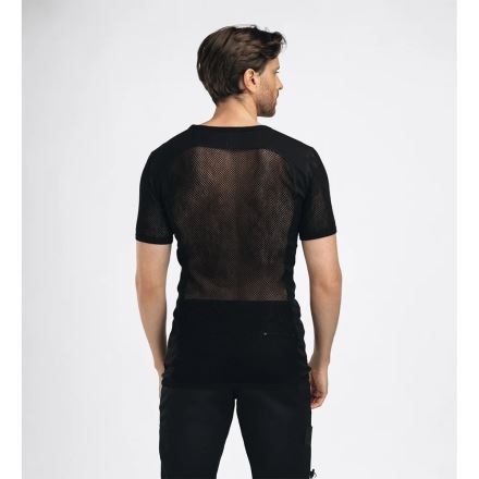 Pánské termotriko Aclima WoolNet T-shirt jet black (4)