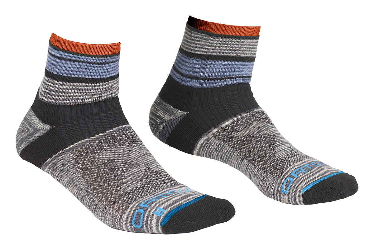 Pánské funkční termo ponožky Ortovox All Mountain Quarter Socks multicolour 39-41 EU