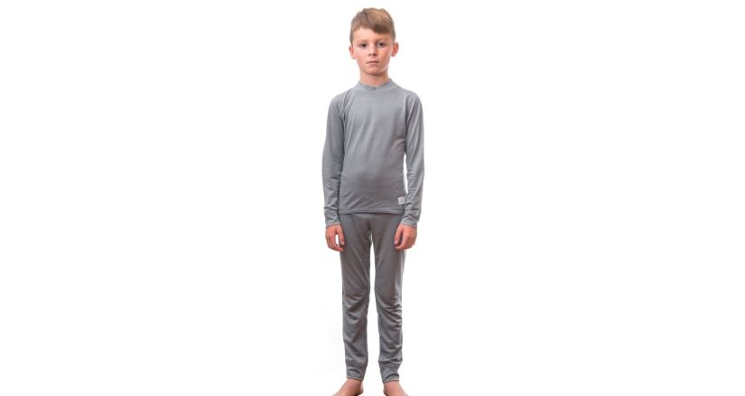 Dětský set funkčního prádla Sensor Merino Active Set Šedá (2)