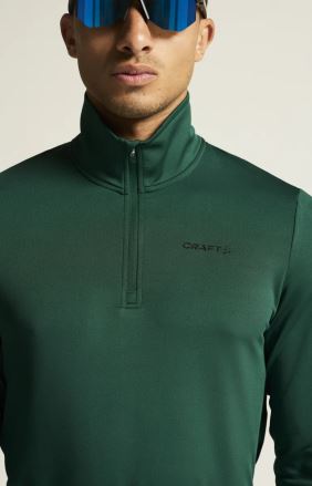 Detail horní části Pánské běžecké triko CRAFT ADV ubZ L 2 zelená. (7)