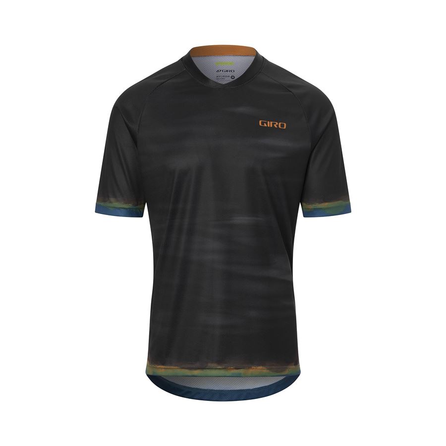 Pánský cyklistický dres Roust Jersey Black Hot Lap XL