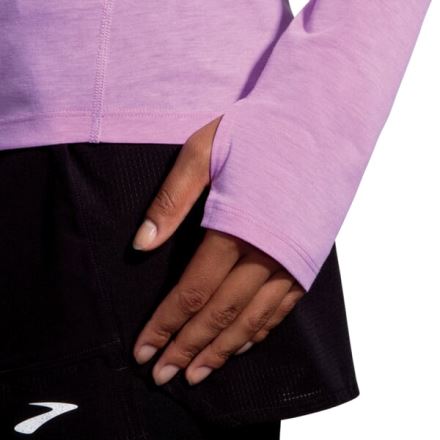 Dámské triko Brooks High Point Long Sleeve fialová (2)