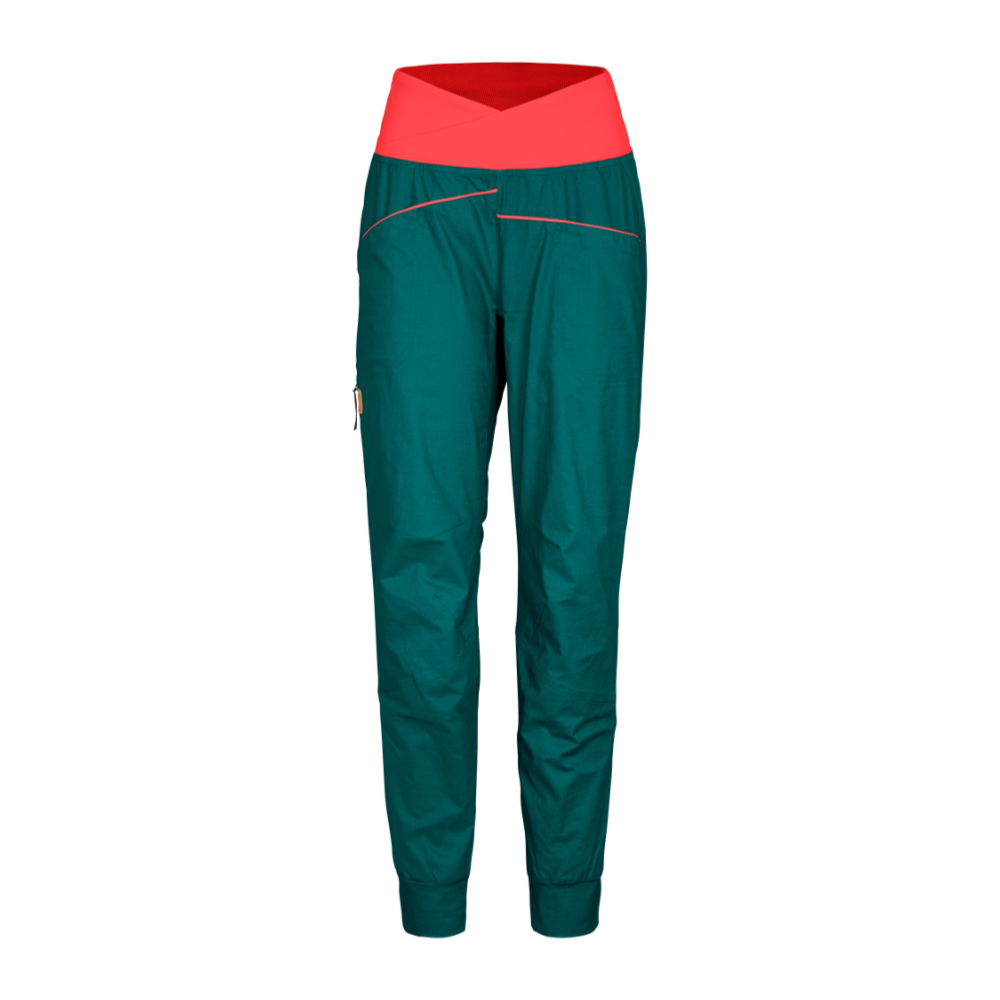 Dámské lezecké kalhoty Ortovox Valbon Pants W pacific green L