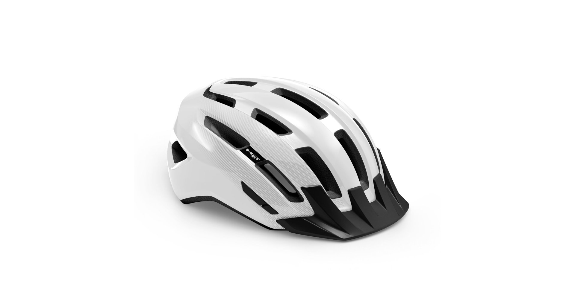 Cyklistická helma MET Downtown MIPS bílá lesklá M-L(58-61)