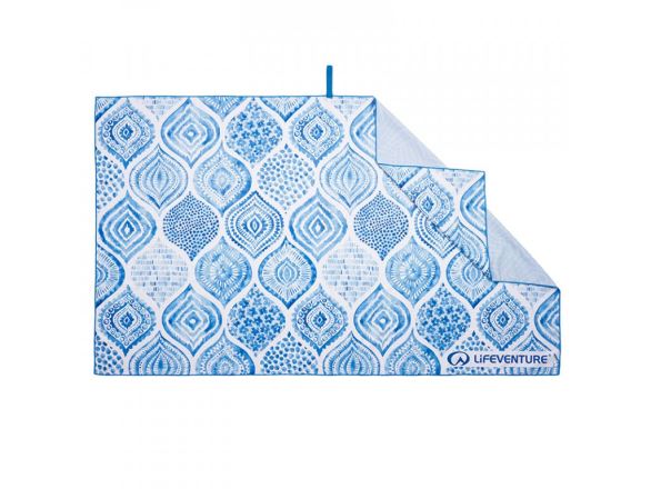 Ručník LIFEVENTURE Printed SoftFibre Trek Towel Giant santorini