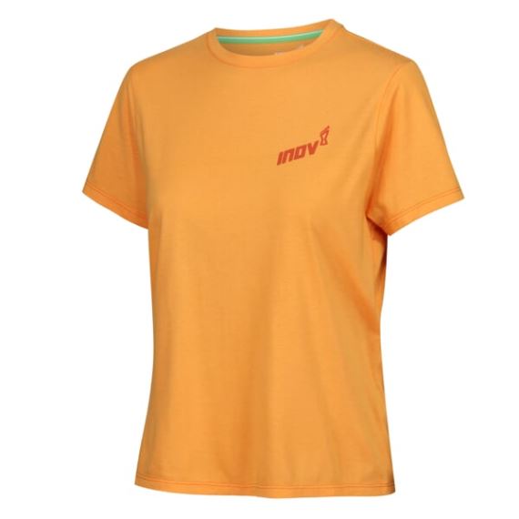 Dámské tričko Inov-8 Graphic Tee "Brand" W yellow