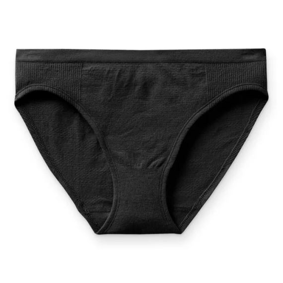 Dámské kalhotky Smartwool Merino 150 Seamless Bikini black