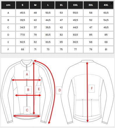 Pánský dres Silvini MD2625 Saisero ruby-black (7)