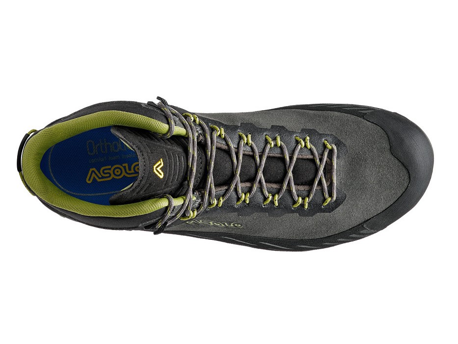 Pánské kotníkové boty Asolo Eldo Mid Lth GV MM blue graphite/green ...