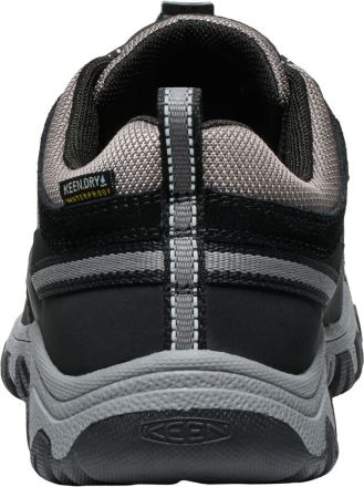 Dětská nepromokavá bota Keen Targhee IV Low WP Youth black/steel grey (4)