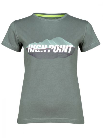 Dámské tričko s krátkým rukávem High Point 2.0 T-Shirt khaki