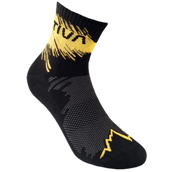 Ponožky La Sportiva Trail Running Socks Black/Yellow