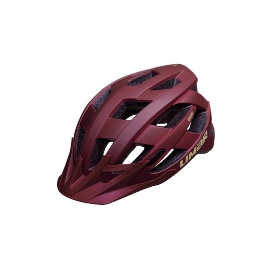 Cyklistická helma LIMAR Alben matt dark red
