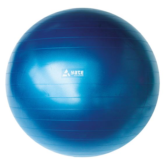 Míč na cvičení YATE Gymball 75 cm, modrá