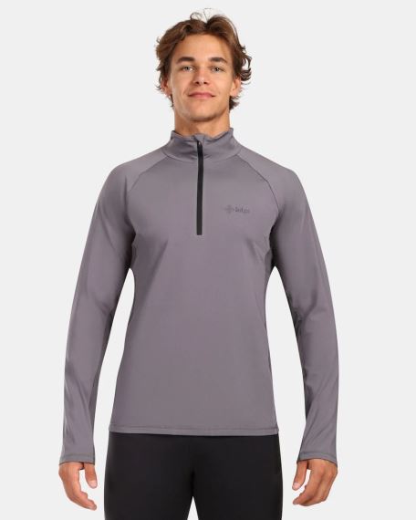 Pánské funkční tričko Kilpi WILLIE-M černá 3XL, přední pohled na modelovi.