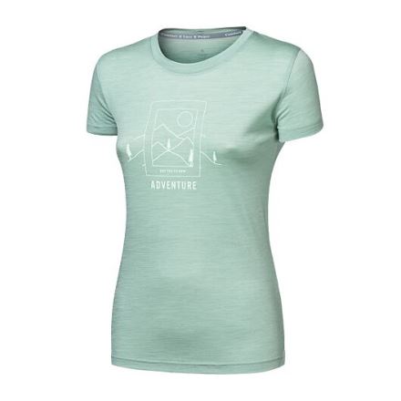 Sensor Merino Air SAY YES dámské triko kr.rukáv basil green