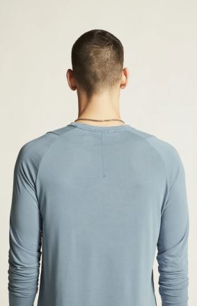 Pánské tričko Craft CORE Essence Bi-blend LS modrá (7)