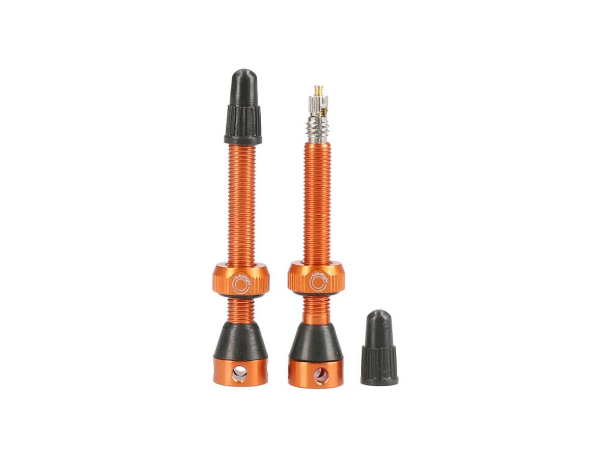 Bezdušové ventilky Tubolight Valves pair Orange