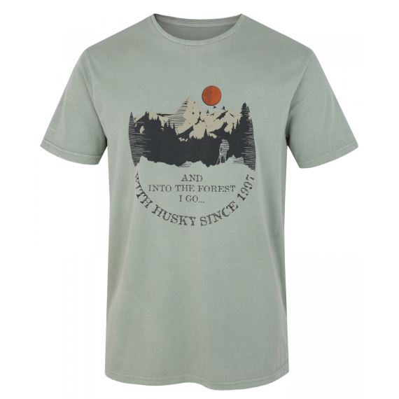 Dámské bavlněné triko Husky Tee Forest L Sv. zelená