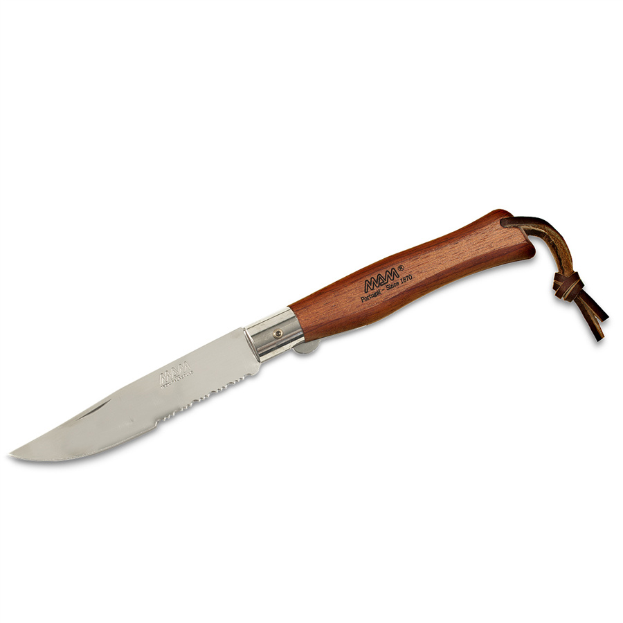 Zavírací nůž s pojistkou a poutkem MAM Douro Plus 2066 10,5 cm bubinga