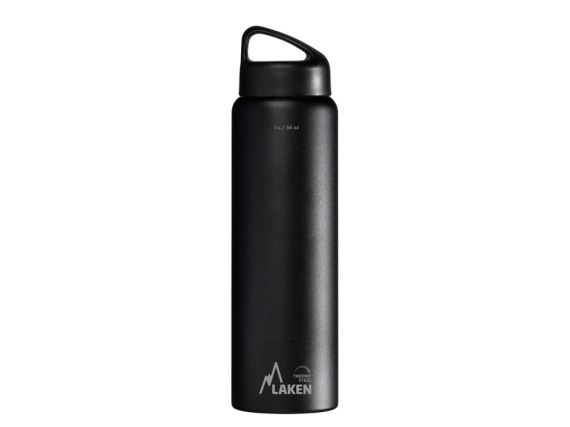 LAKEN Termoláhev ocel Classic 1000 ml  černá