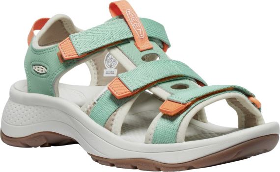 Dámské sandály Keen Astoria West Open Toe Women granite green/tangerine