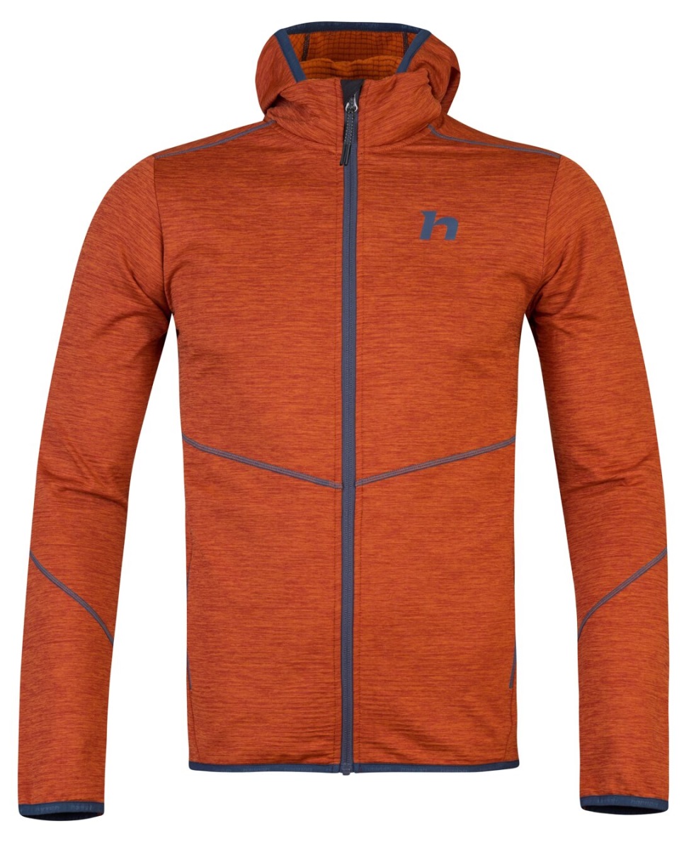 Pánská mikina Hannah Damar Hoody burnt orange mel XXXL