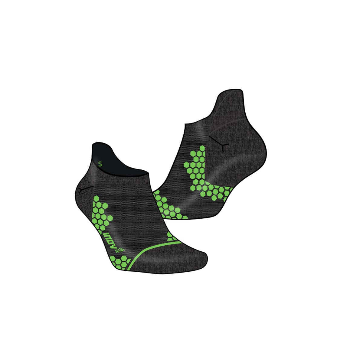 Ponožky Inov-8 Trailfly Sock Low black/green L