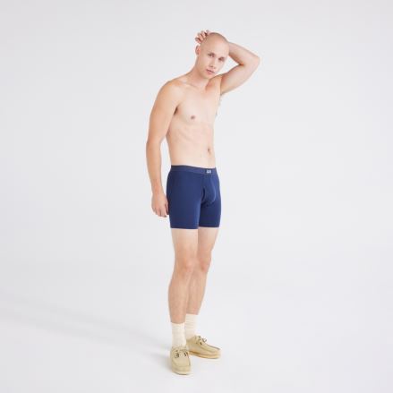 Set pánských boxerek Saxx Vibe Xtra Boxer Brief Fly 3Pk Dark Denim/Navy/Black (2)