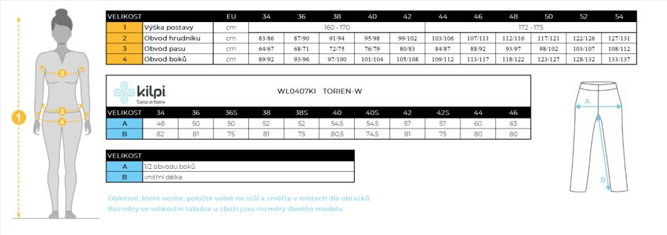Dámské lyžařské kalhoty Kilpi Torien-W KHK (6)