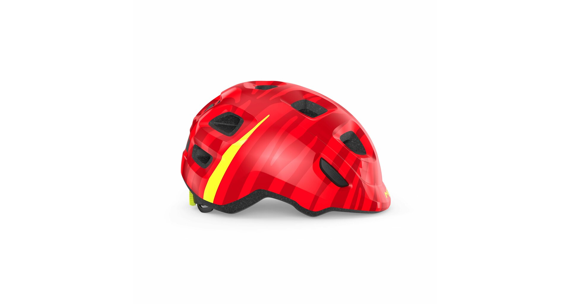 Dětská cyklistická helma MET Hooray červená zebra -46/52