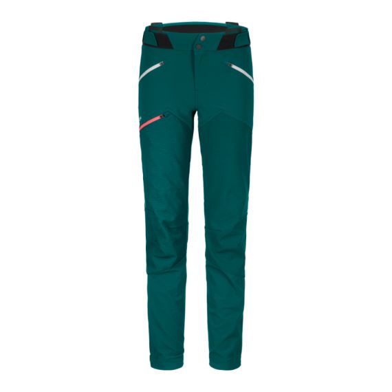 Dámské softshellové kalhoty Ortovox Westalpen Softshell Pants W pacific green