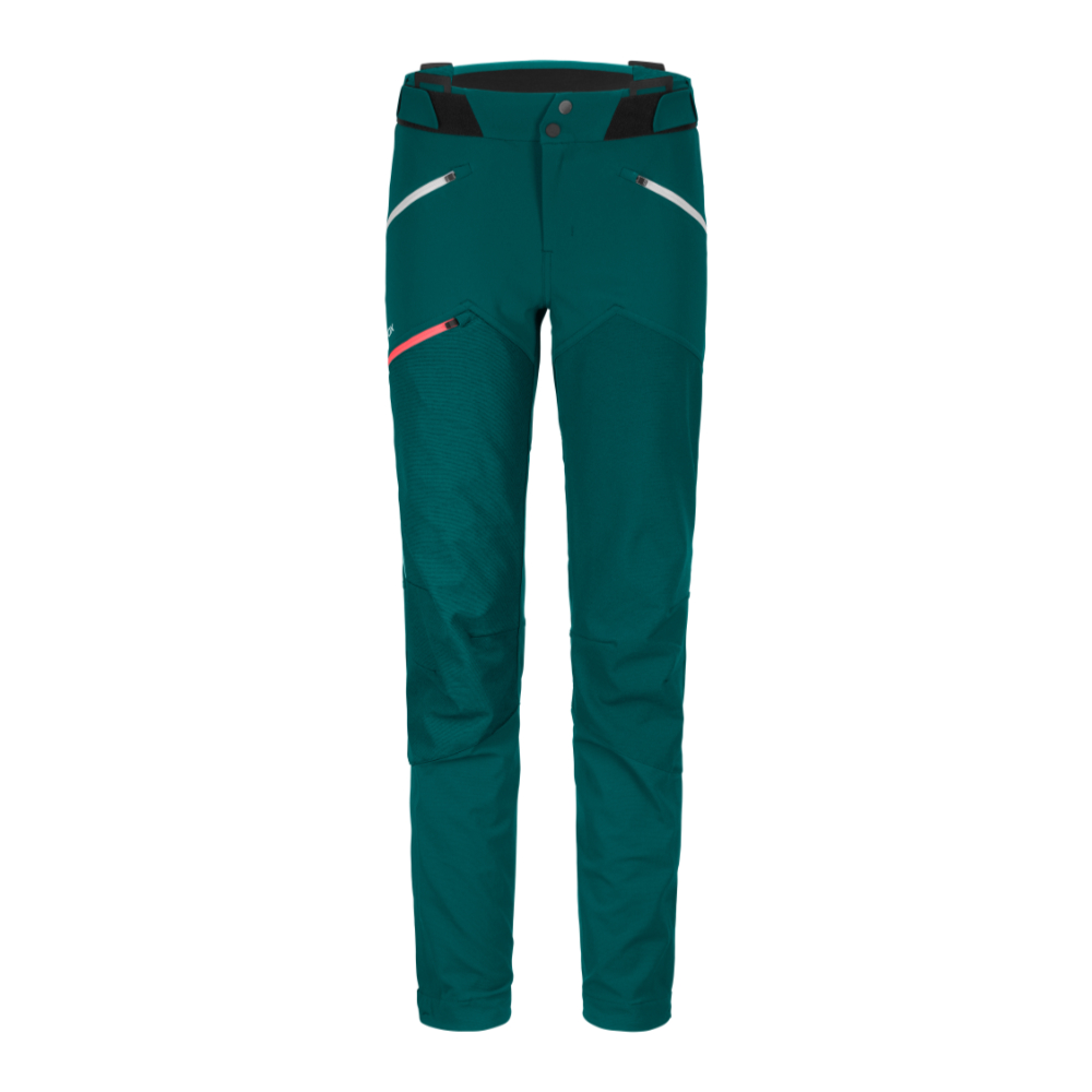 Dámské softshellové kalhoty Ortovox Westalpen Softshell Pants W pacific green L