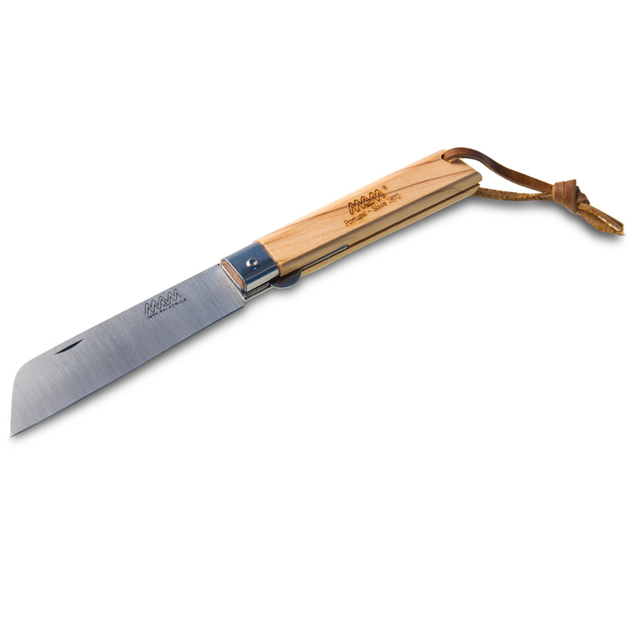 Zavírací nůž s pojistkou a poutkem MAM Operario 2043 8,8 cm oliva