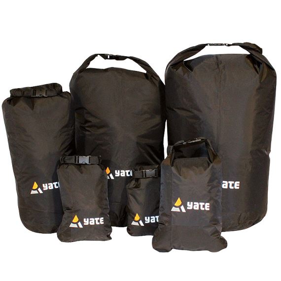 Nepromokavý vak YATE Dry Bag černá XS